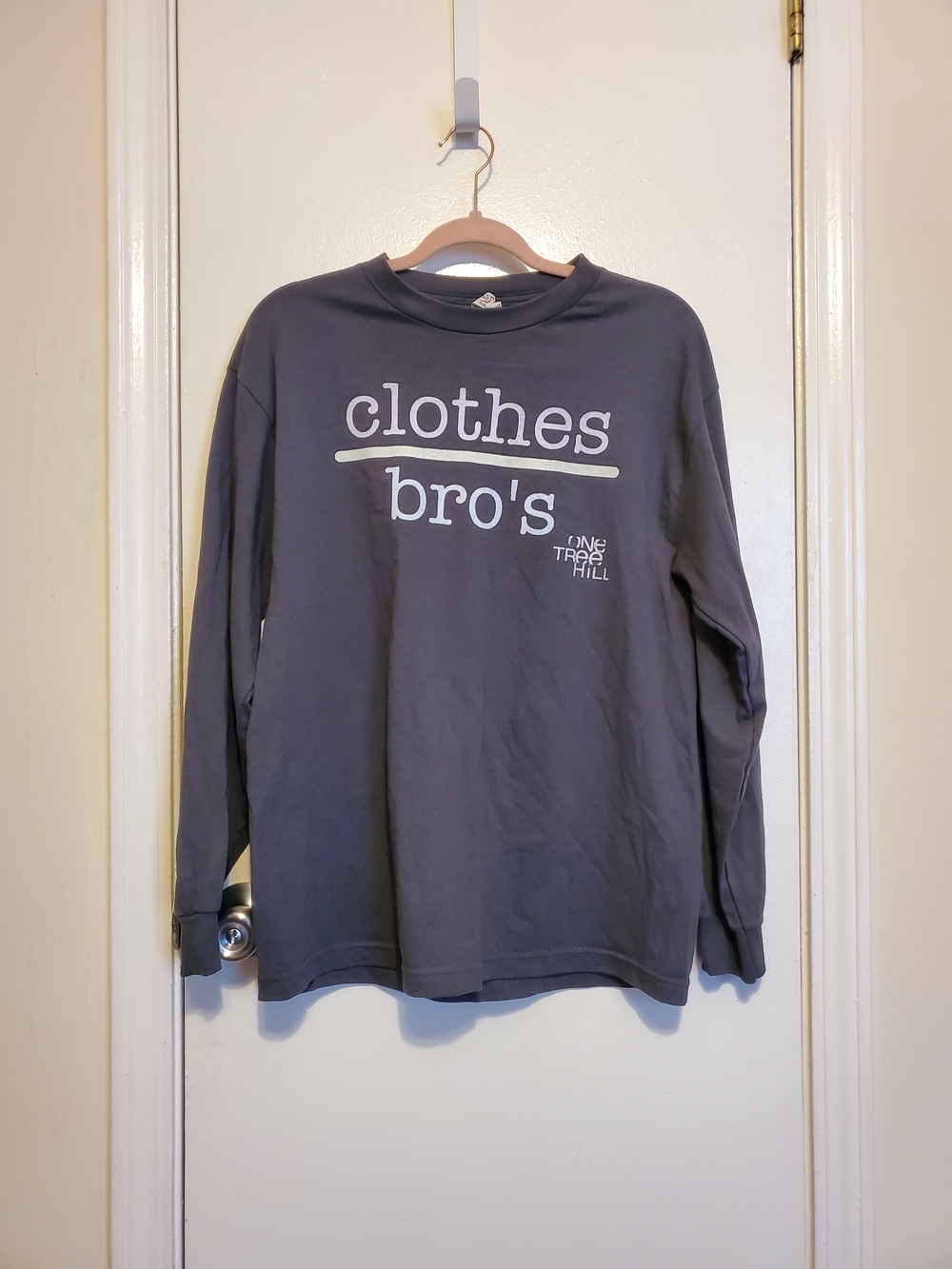 Alstyle Clothes Bro's Long Sleeve Shirt - Charcoal Gray